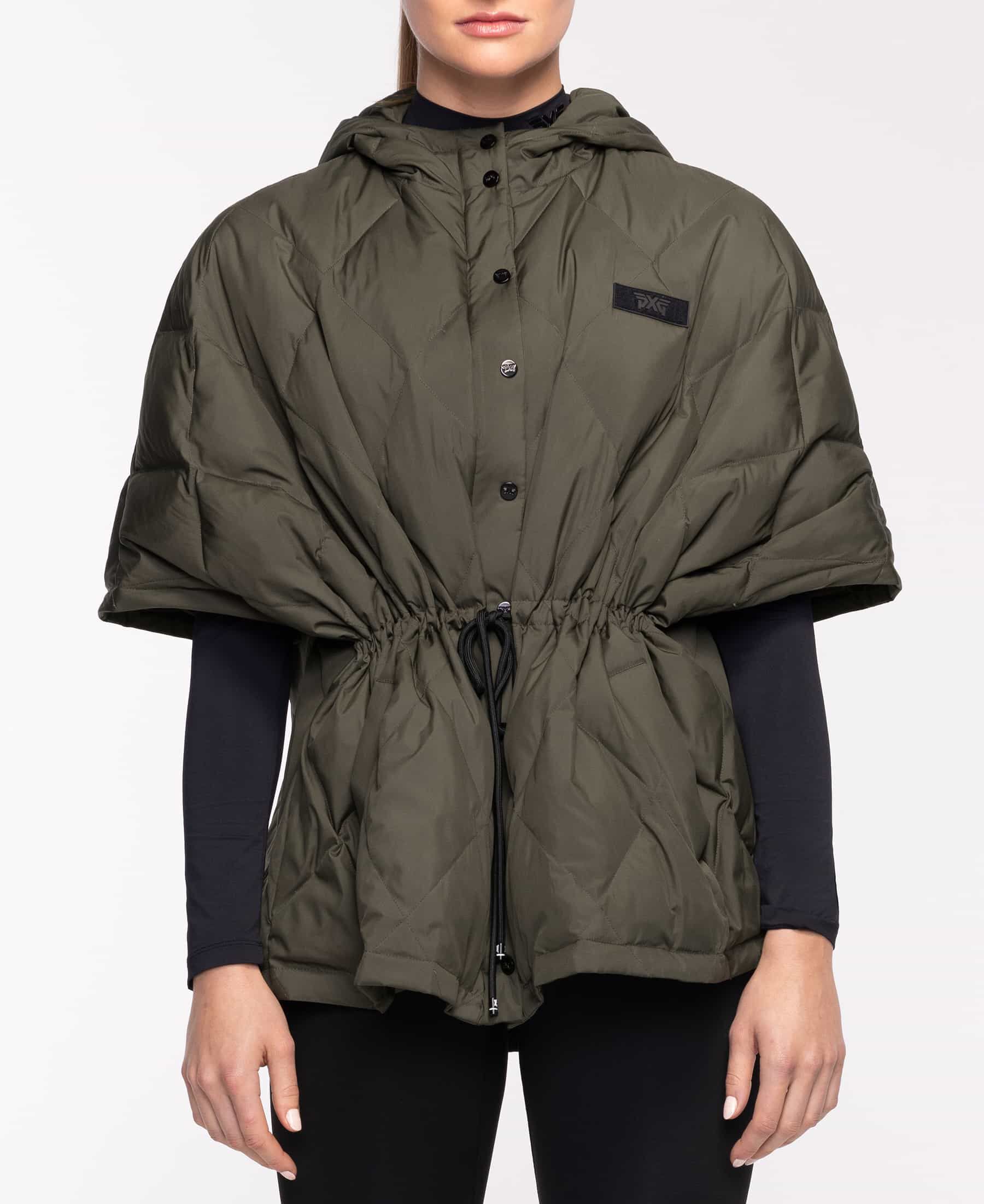 Buy Hooded Poncho Puffer | PXG
